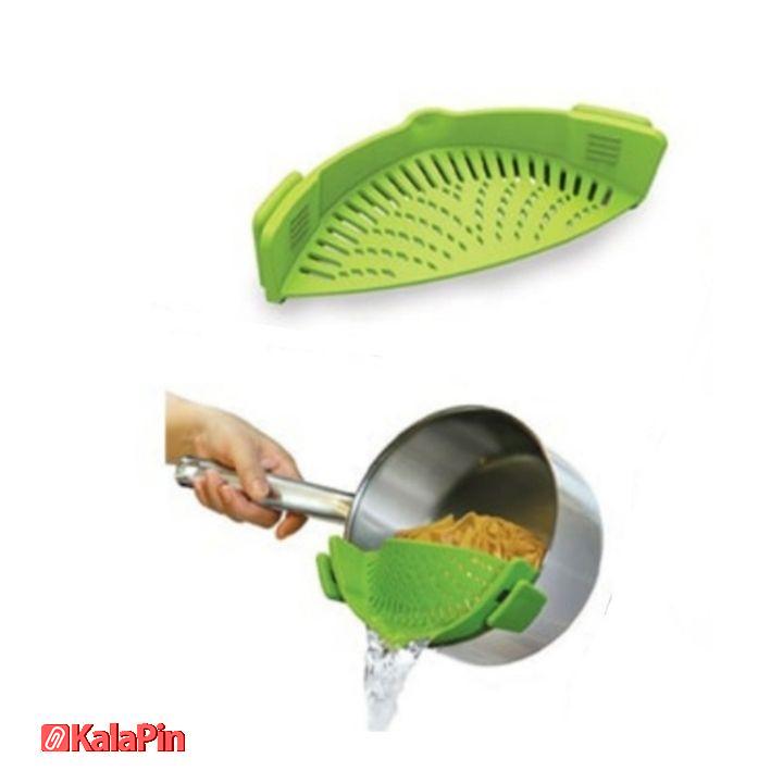 Untitled design (3) آبکش و روغن گیر سیلیکونی Snap Strain - Image 1