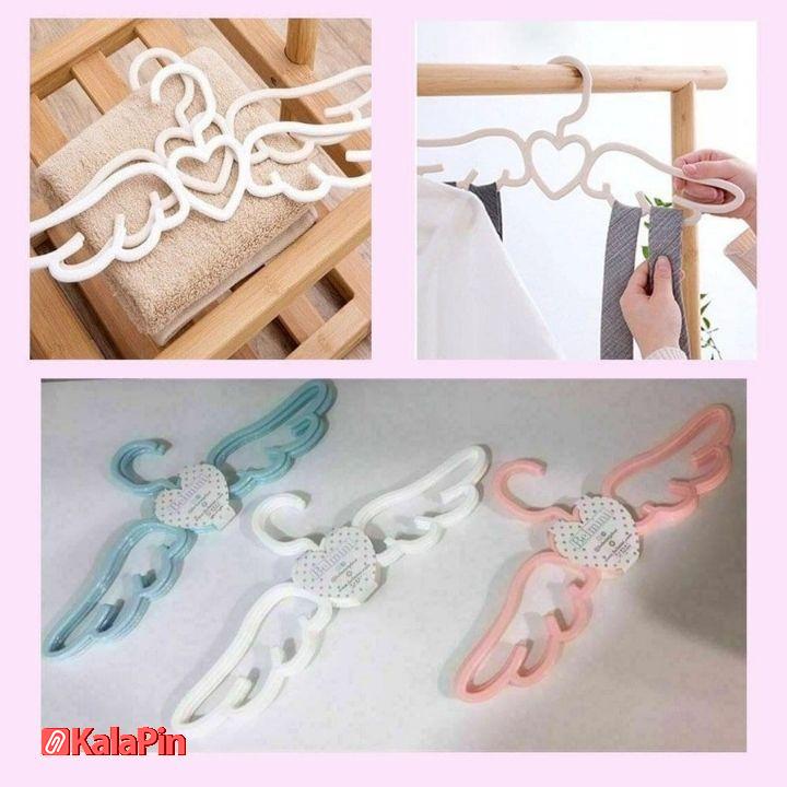 Untitled design (3) چوب لباسی طرح فرشته بسته 3 عددی - Image 1