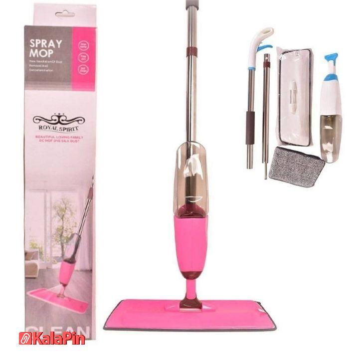 Untitled design (4) طی زمین شوی رویال اسپریت اسپری ماپ Spray Mop همراه با پد شستشوی یدک - Image 3