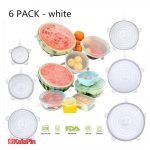 درپوش محافظ غذا بی رنگ بسته 6 عددی - تصویر 2