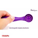 قاشق طراحی شابلون دار دارای 16 عدد شابلون - تصویر 3