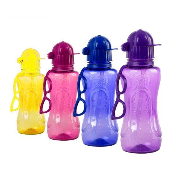 قمقمه-عینکی-نی-دار-2 قمقمه عینکی نی دار کودک 4 عددی - تصویر 1