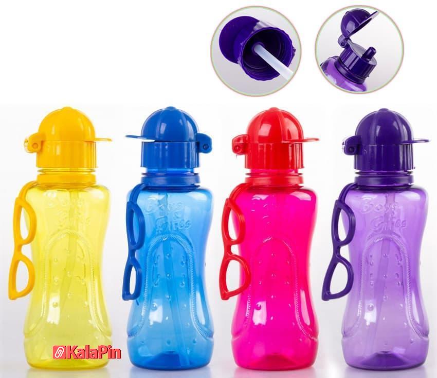 قمقمه-عینکی-نی-دار قمقمه عینکی نی دار کودک 4 عددی - Image 3