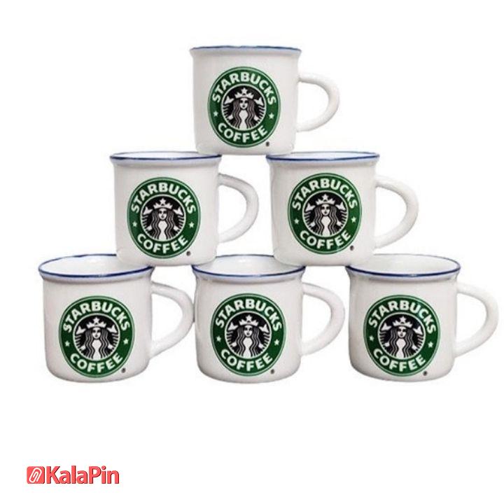 ست ۶ تایی فنجان قهوه خوری استارباکس StarBucks