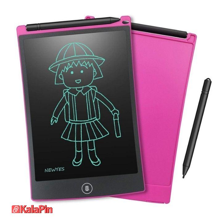 تصویر تبلت یادداشت برداری 8.5 اینچی RoHs ا RoHs 8.5 lcd writing mini tablet board RoHs 8.5 lcd writing mini tablet board