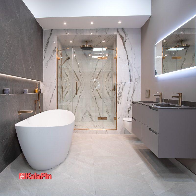 چگونه فضای حمام را بزرگتر نشان دهیم