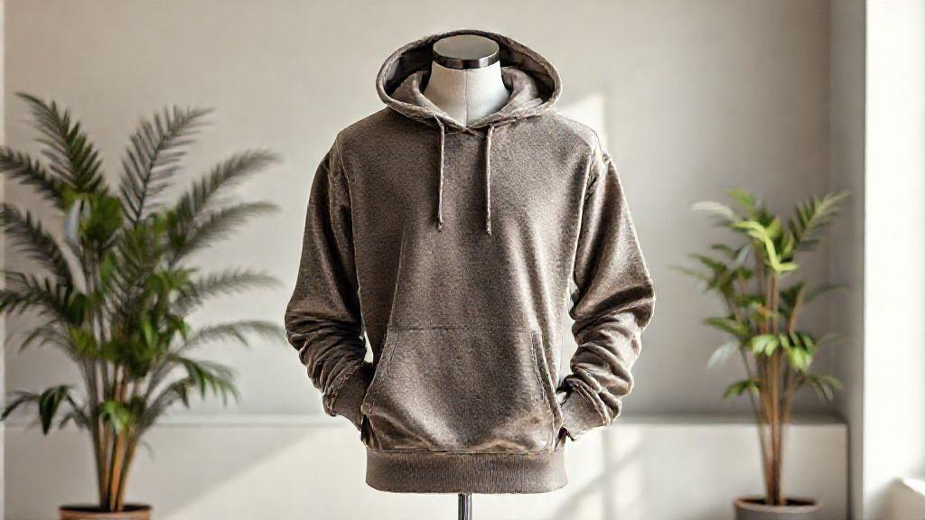 راهنمای جامع خرید هودی و سویشرت مردانه؛ تفاوت جنس دورس دو‌نخ و سه‌نخ و نحوه ست کردن آن‌ها
