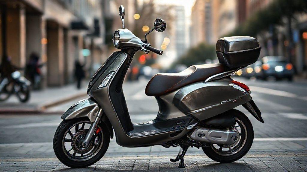 آشنایی با موتور اسکوتر کی وی ویسته