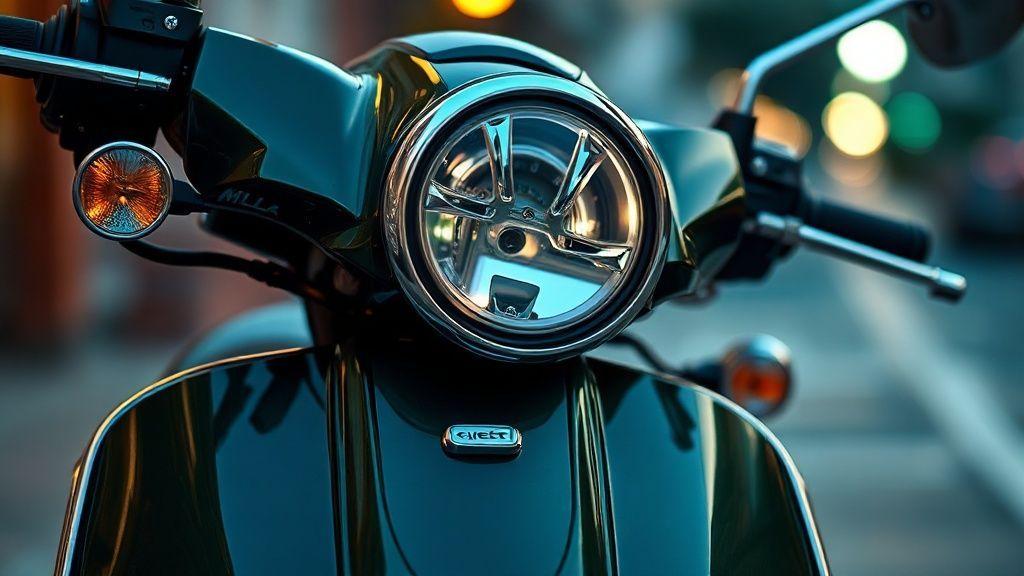 مزایای موتور اسکوتر کی وی ویسته