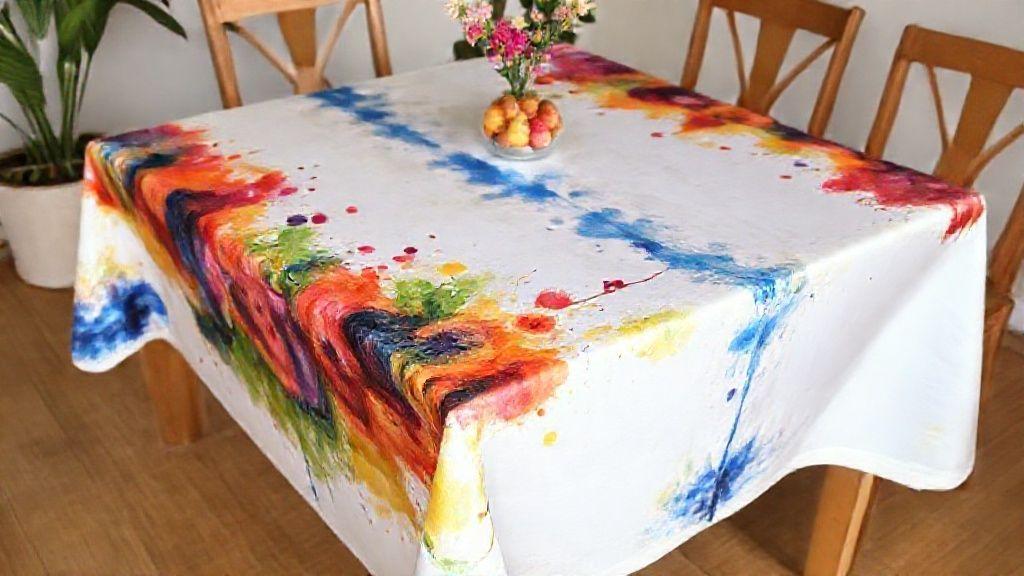 ۳. سفره نقاشی دست‌ساز