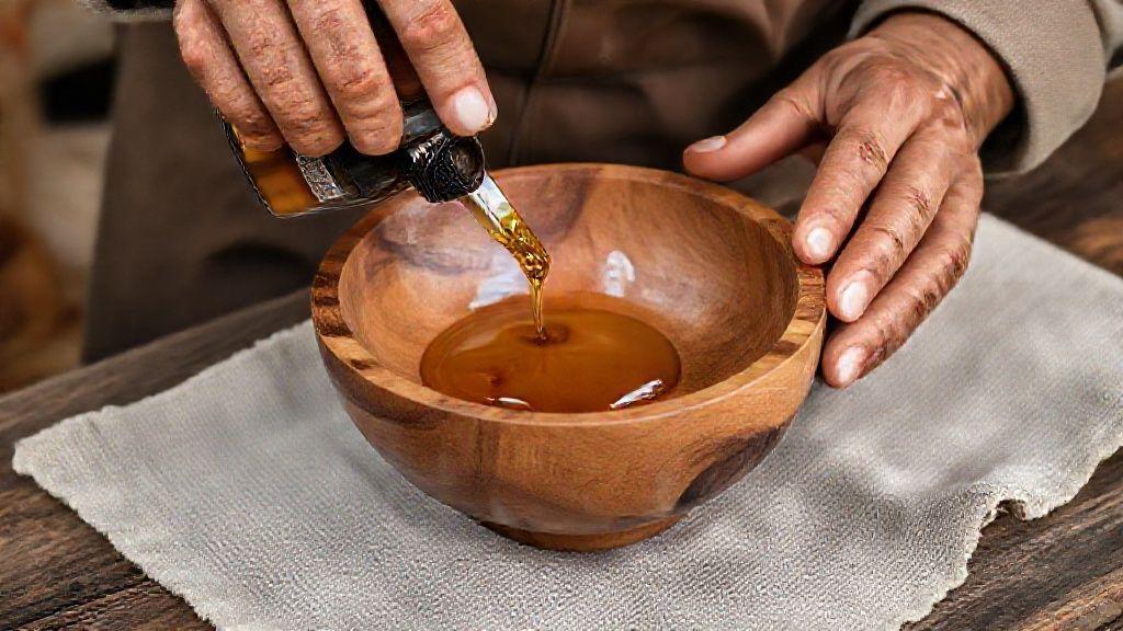 روش‌های نگهداری و روغن‌کاری ظروف چوبی