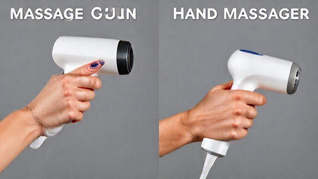 مقایسه ماساژور تفنگی و دستی
