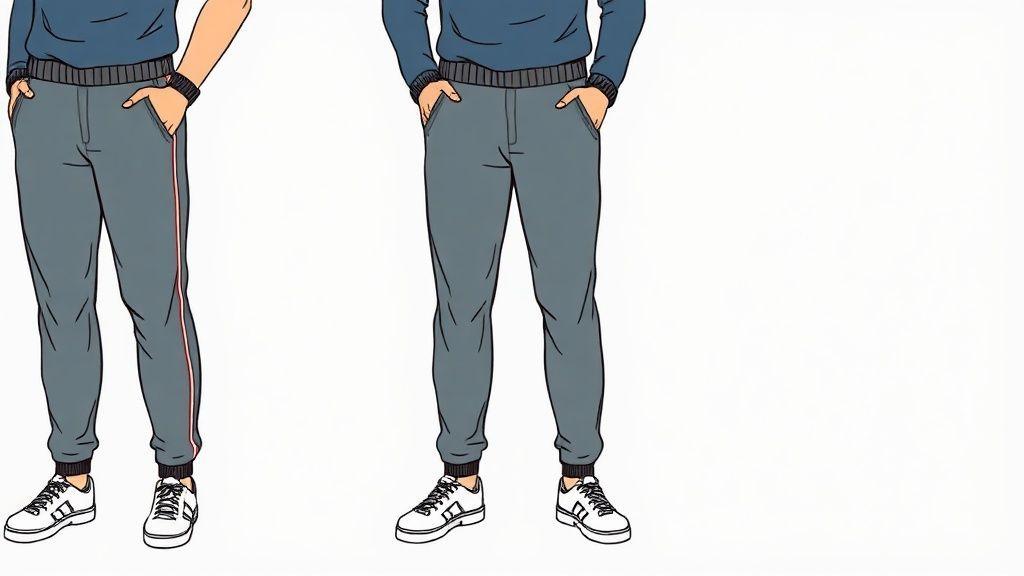 اشتباهات رایج در پوشیدن شلوار اسلش