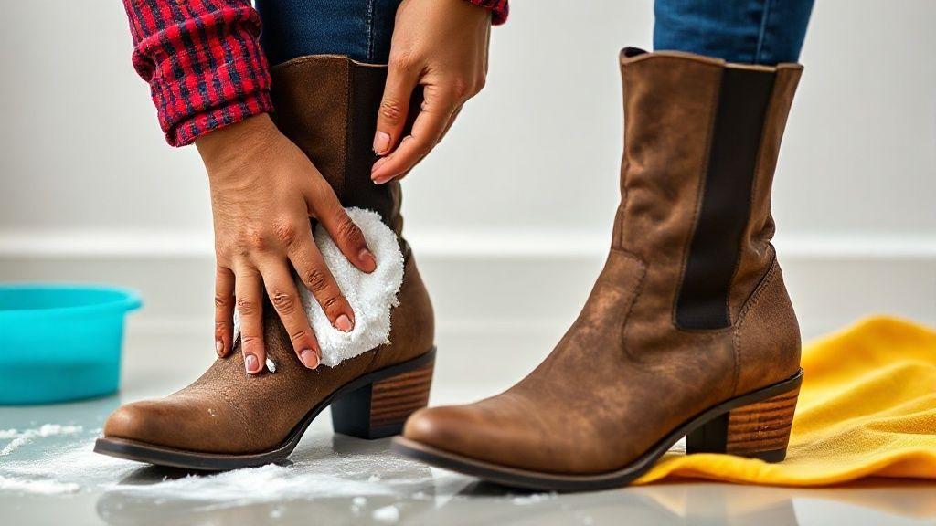 نکات مراقبت از نیم بوت‌های زنانه